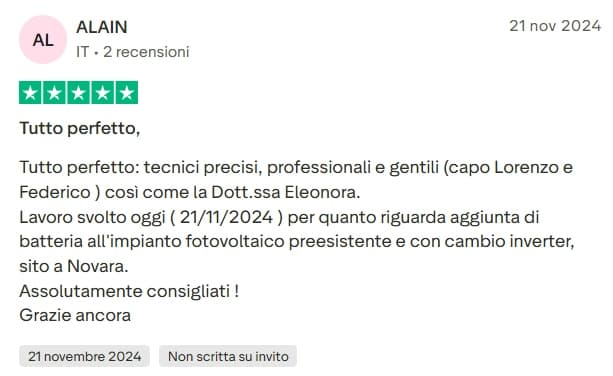 Recensione cliente 10