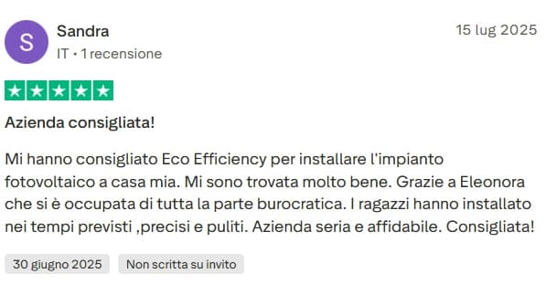 Recensione cliente 4