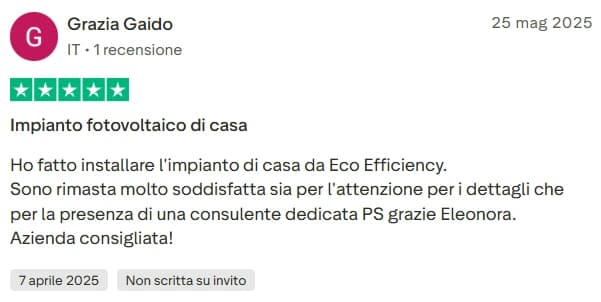 Recensione cliente 6